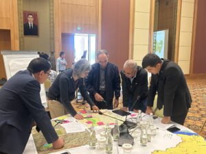 Workshop participants in breakout groups
